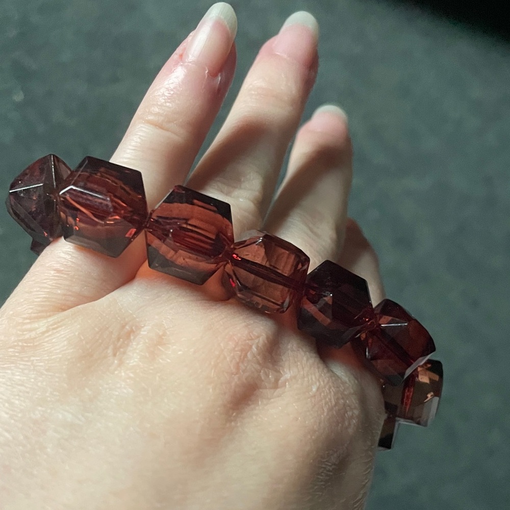 One Tarina Tarantino stretch lucite bracelet